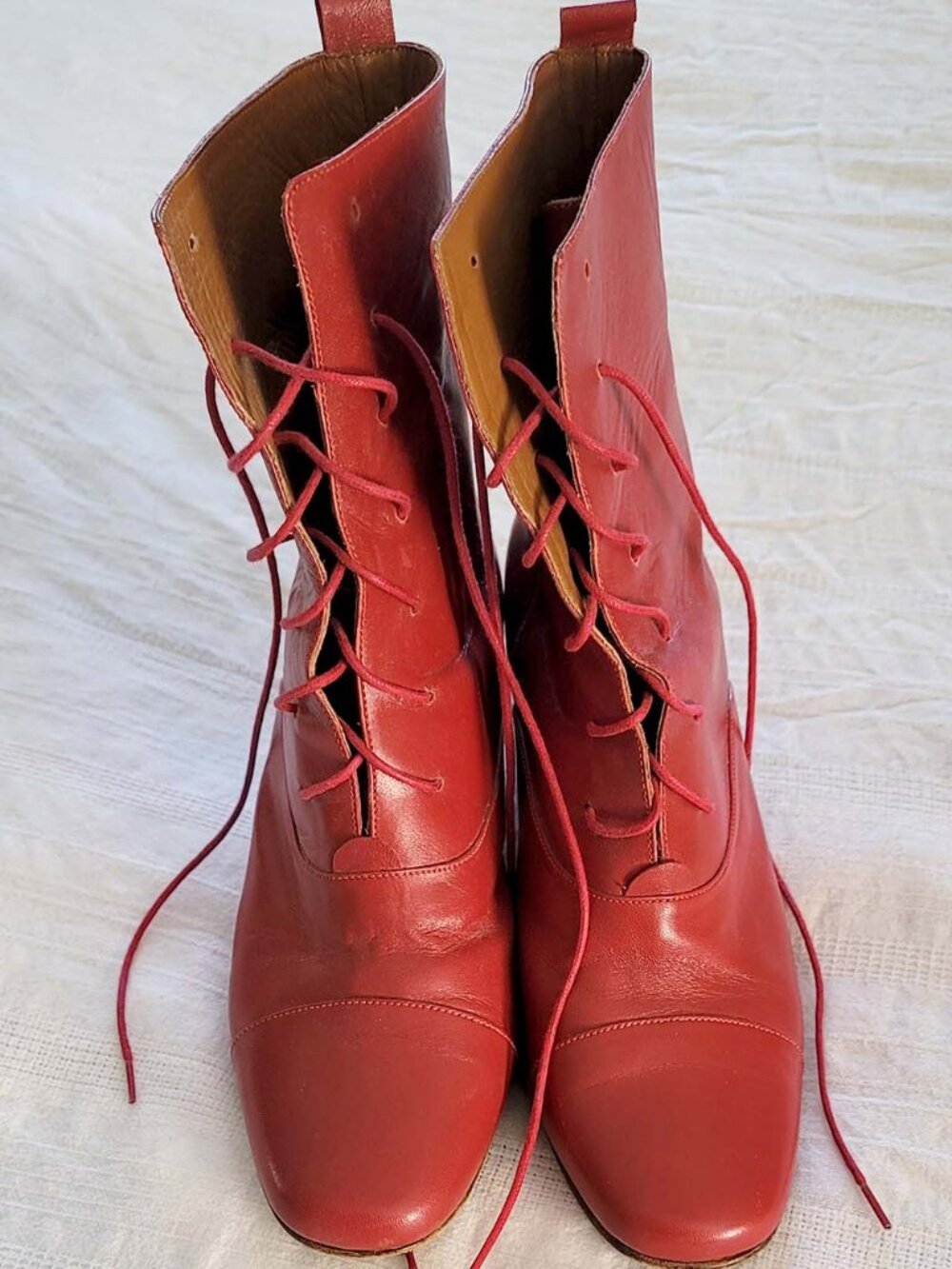 By Far Lada Red Boots